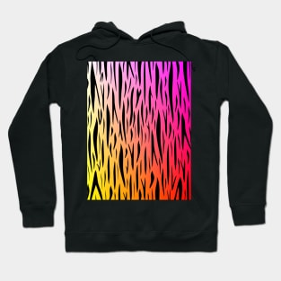 TIGER Print Color Hoodie